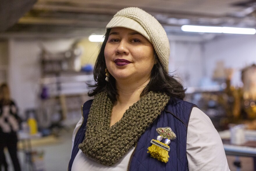 Aryanna Gamble, aka Overlord Space Goddess Snackagawea, has been marching in Chewbacchus for nine years. Gamble says this parade is her favorite day of the year.