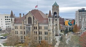 The Lackawanna County Courthouse is seen in this file photo. County officials announced Friday, July 17, 2026 that The Lackawanna County Government Center, Brixx and Gateway Buildings, Department of Health and the Courthouse are closed due to the water main break in the downtown area.