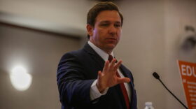 Governor Ron DeSantis speaks during the AP Florida Legislative Planning Session on October 29, 2019 in Tallahassee, Florida.(Chris Day/Fresh Take Florida)