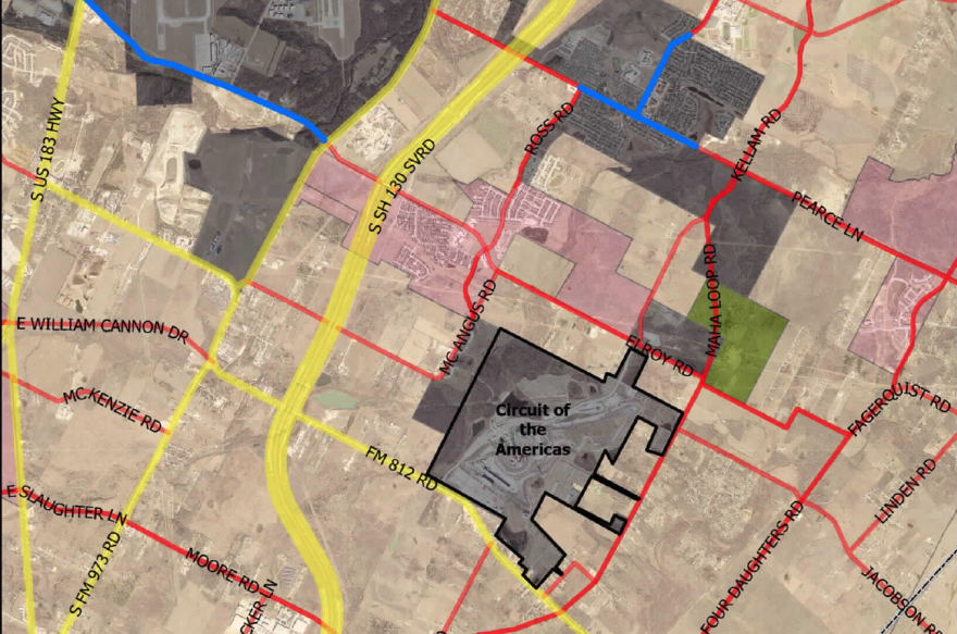 A map showing which roads are under which government's jurisdiction.