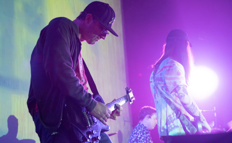 The American Landscape performs at IndieCraft on Friday, May 19, 2023 in Springfield, Ohio (Ruthie Herman for WYSO)