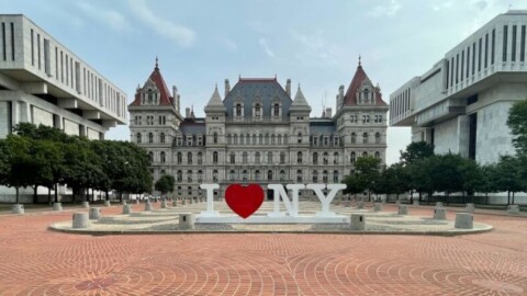 The New York State Capitol.