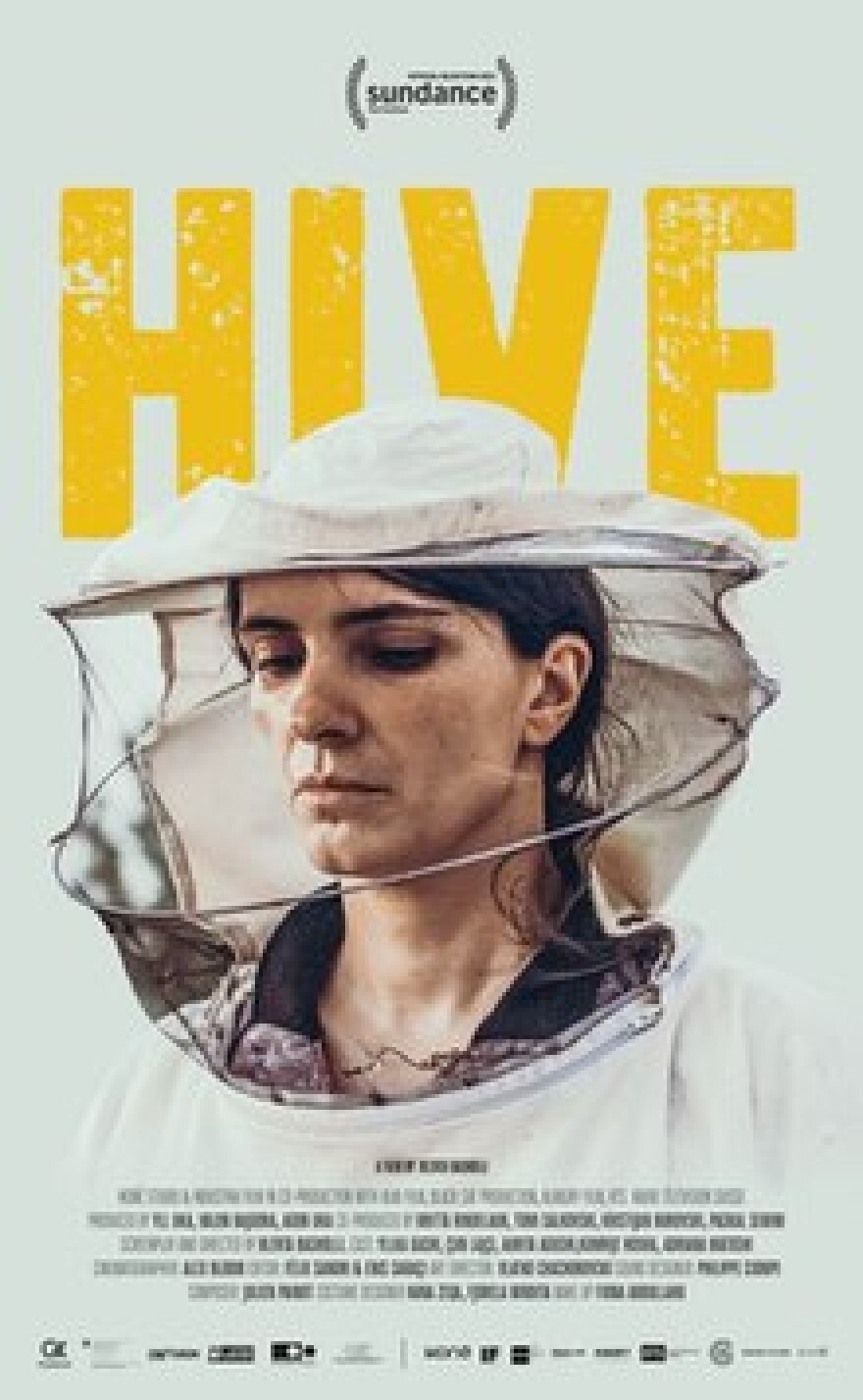  Woman in a hive suit