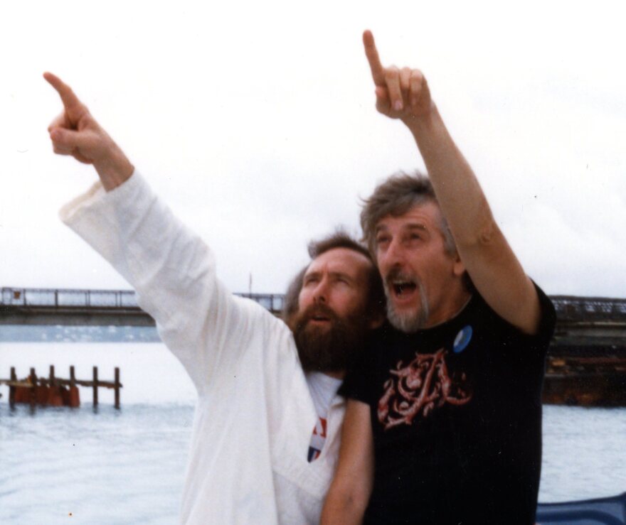 Spinney (right) says Jim Henson, creator of the Muppets, was a "true, true genius and a kind, warm man."