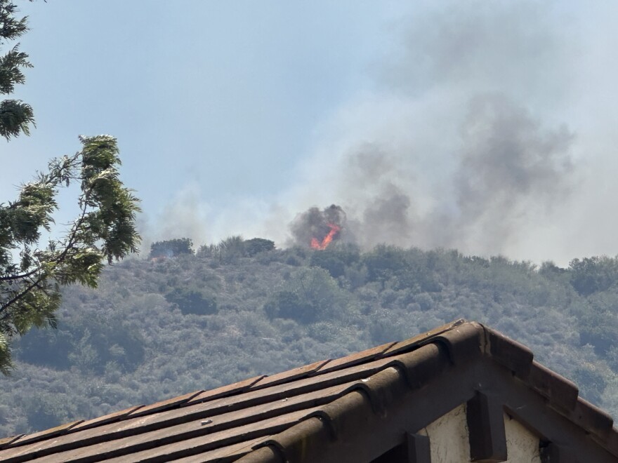 The Sandy Fire threatened hundreds of homes in the south, and southeastern side of Simi Valley
