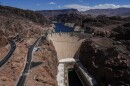 The Hoover Dam appears on the Colorado River, Aug. 22, 2024, near Boulder City, Nev.