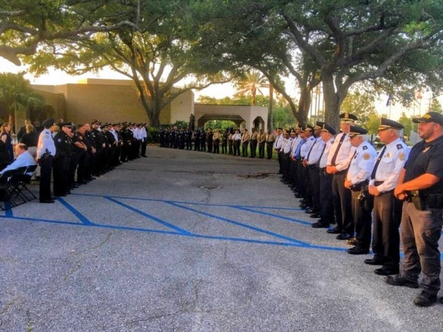 Members of the Louisiana Fraternal Order of Police came together in communities across the state on Tuesday, May 10 for the Louisiana Law Enforcement Memorial Service.