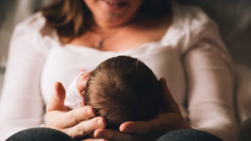 Photo by Sara Nicole Garavuso via Shutterstock. According to The Blue Dot Project, depression and anxiety impact 1 in 5 pregnant and postpartum people.