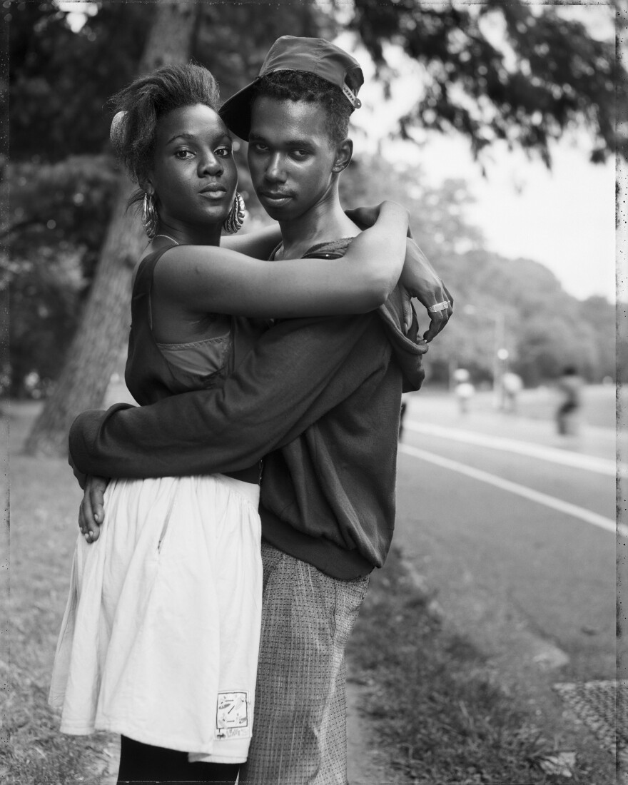 <em>A Couple in Prospect Park, Brooklyn, NY,</em> 1990, courtesy the artist and Sean Kelly Gallery, Stephen Daiter Gallery, and Rena BranstenGallery.