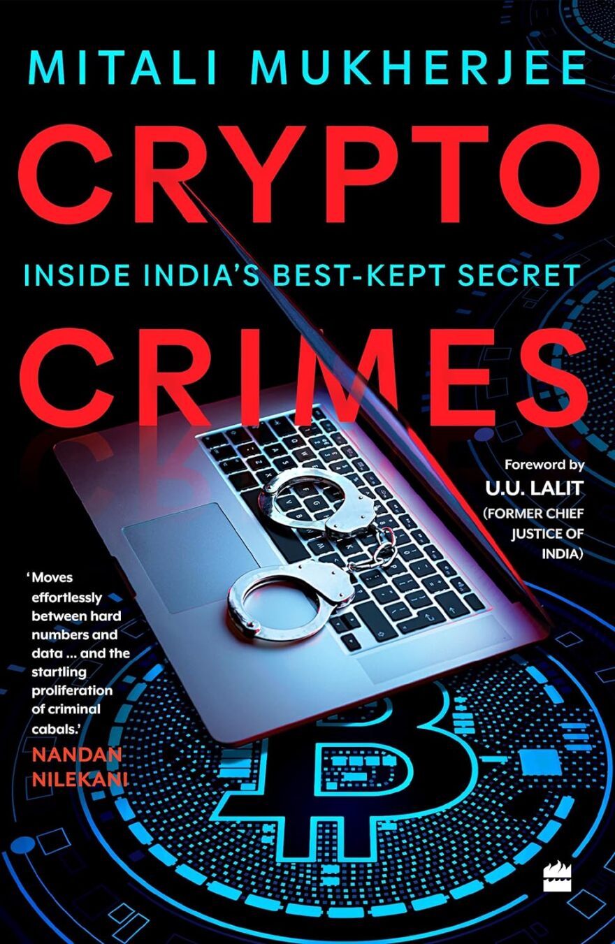 Mitali Mukherjee’s “Crypto Crimes” book cover.