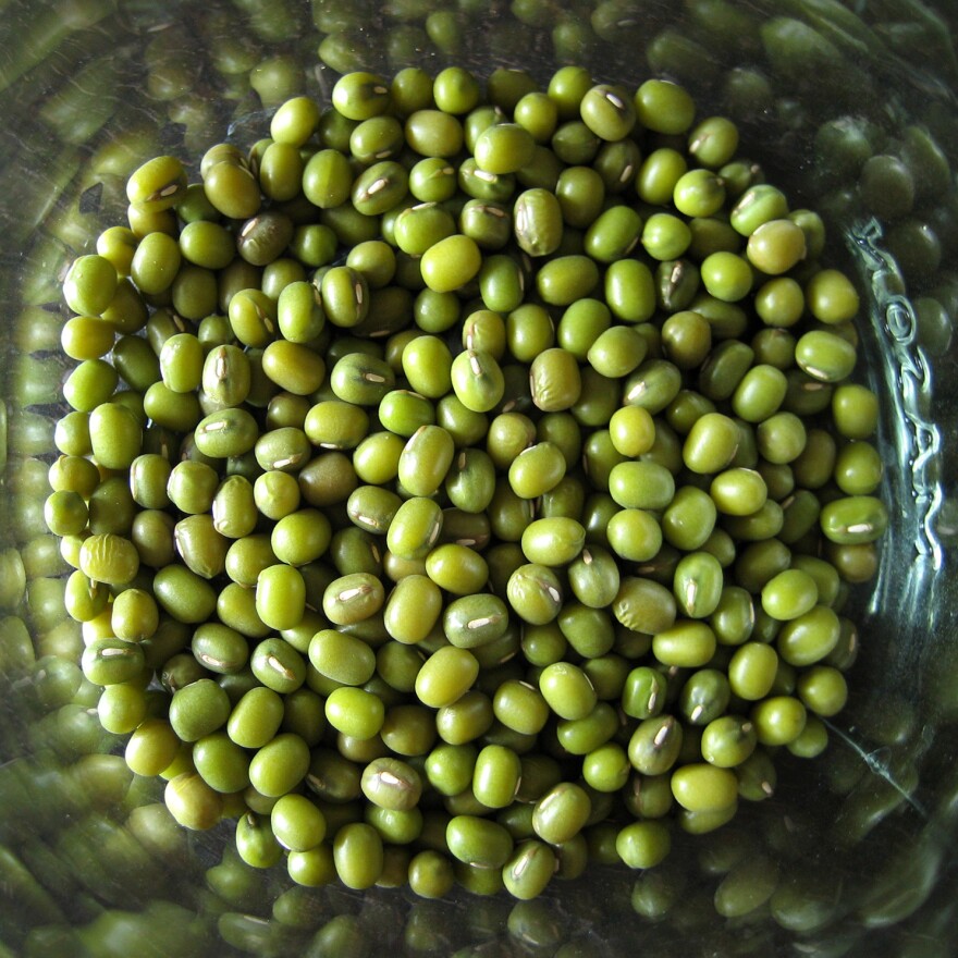 Green grams, or mung beans, can be boiled until soft or pureed into hummus.