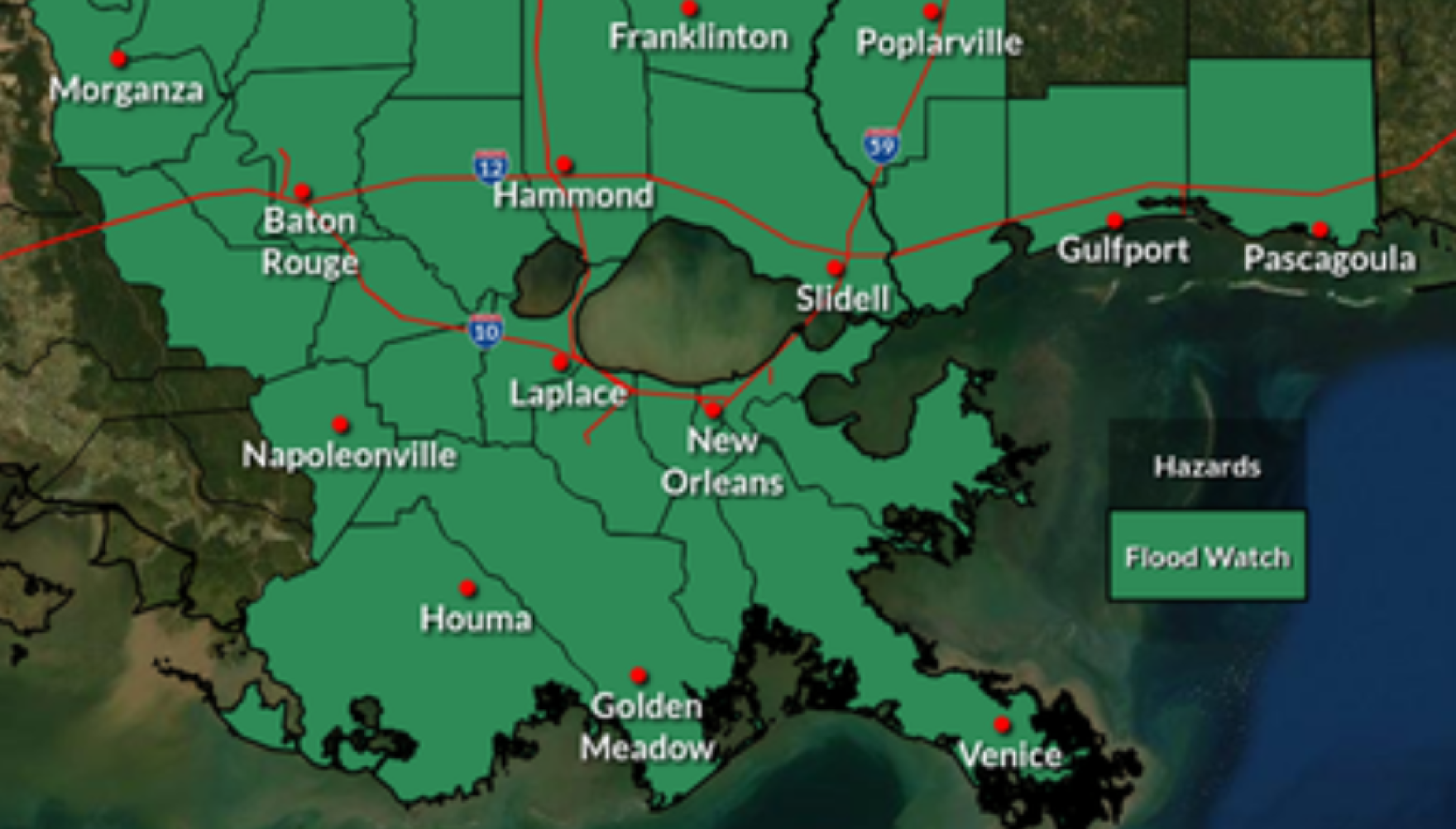 Heavy rain and flooding likely across south Louisiana this week | WWNO