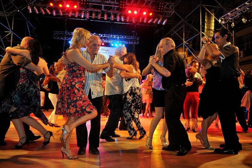 Argentina's cultural tradition of tango at classic ‘milongas,’ or tango halls.