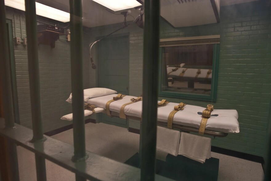 The Texas execution chamber in Huntsville.