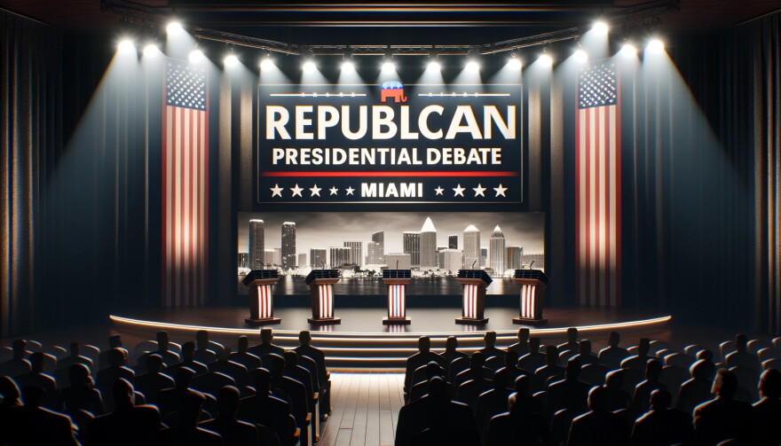 Fictional Debate Stage