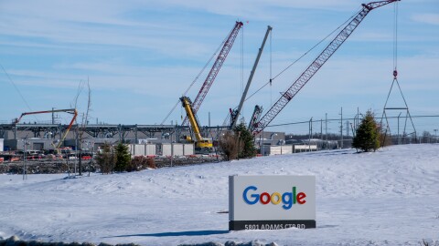 The Google data center on Adams Center Road broke ground in April 2024 and has been under construction for over a year a half.