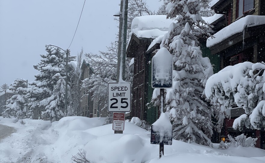 A major snowstorm hits Park City Feb. 22, 2023.