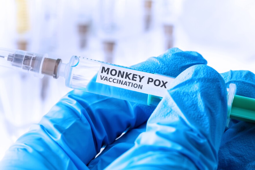 a monkey pox vaccination concept