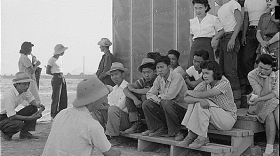 More than 100,000 people of Japanese heritage from the West Coast were sent to war relocation camps during World War II.
