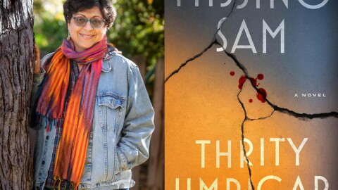 Thrity Umrigar with her new book "Missing Sam"