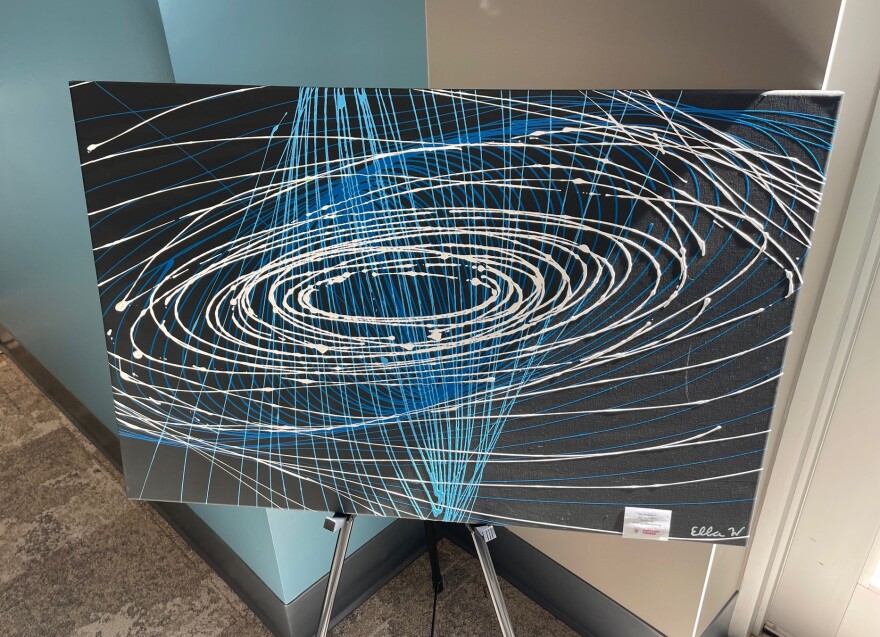 A piece from the Young at Art show at EVPL Central, Mar. 26, 2026