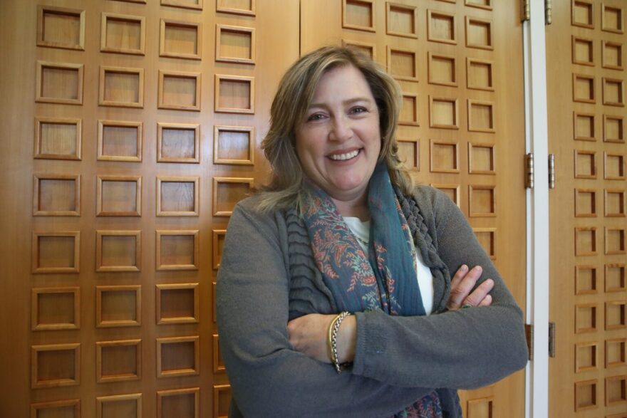 New Mexico Aging and Long-Term Services Department Secretary Emily Kaltenbach told lawmakers on Nov. 17, 2025 that the state's senior centers "are in crisis mode," during her budget request presentation. (Danielle Prokop / Source NM)