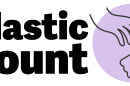 A bold, black font says, "BOULDER plastic count." To the right of that script, an illustration depicts a hand with a bottle falling out of it.
