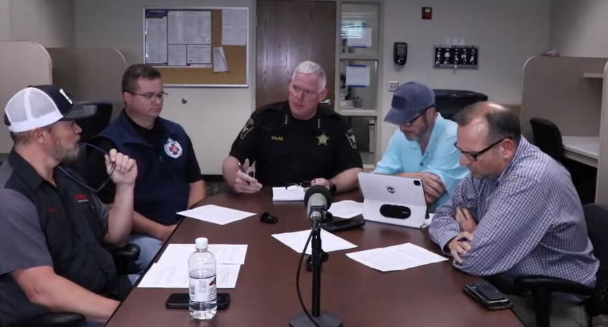Haywood County officials held an update on Facebook live at 1:15pm on Monday Sept. 30.