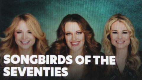 Florida Studio Theatre Promotional Image for 'Songbirds of the Seventies'