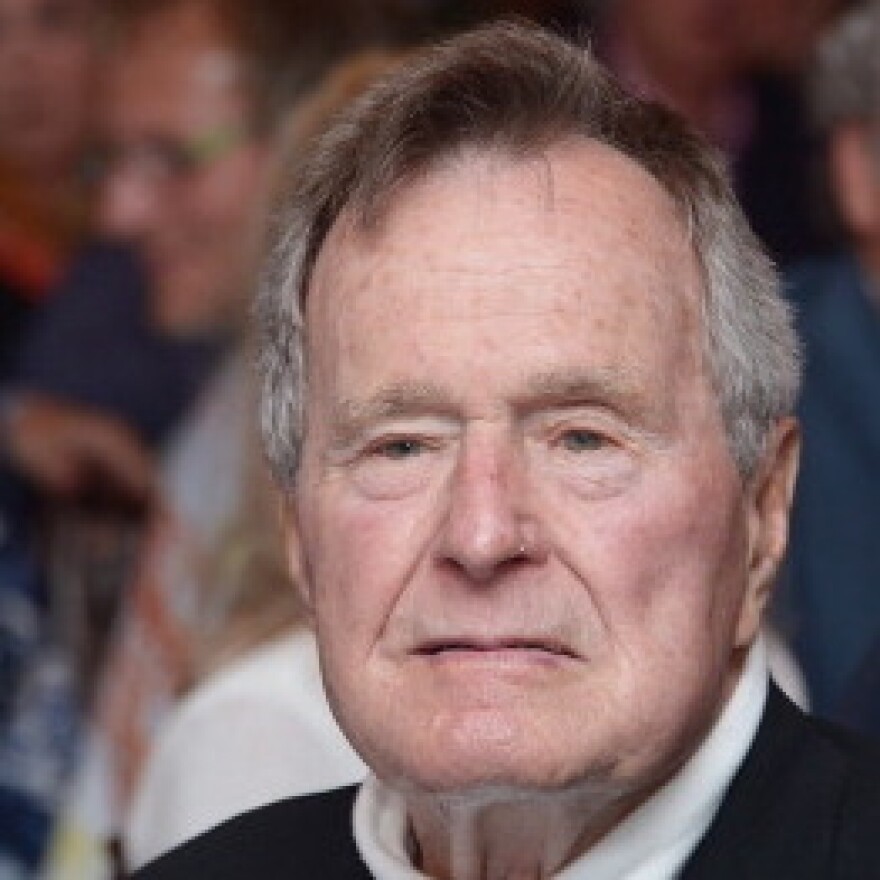 Former President George H.W. Bush in June.