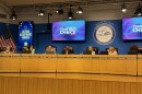 The school board exhausted debate over the proposal and were upset by the short-term notice on the item.