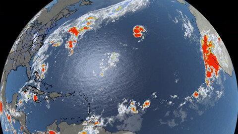 
Satellite image across the Atlantic basin on Friday, September 25, 2026.