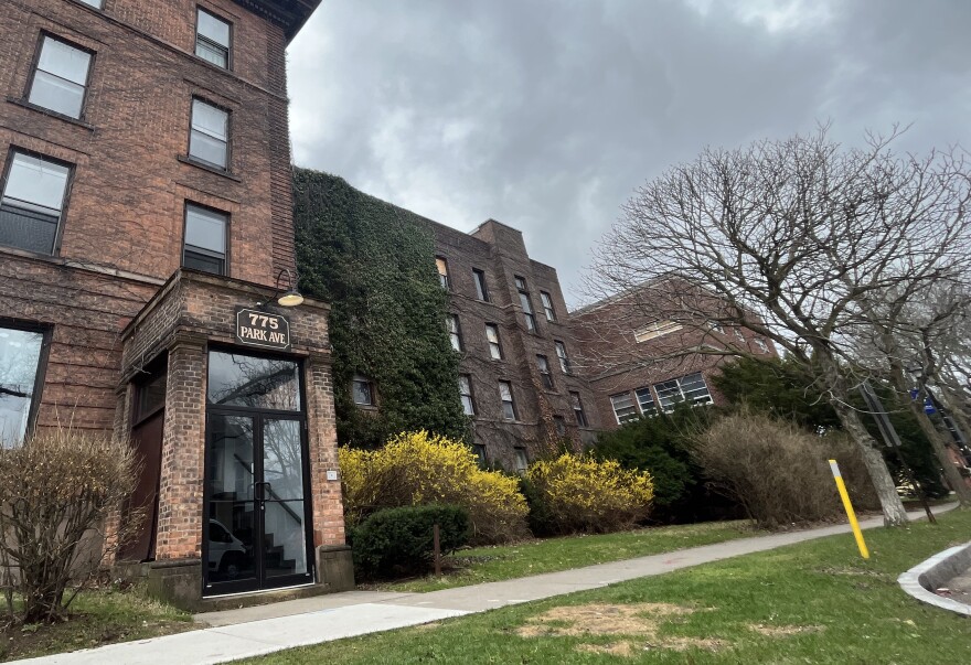 Rochester City Council is expected to vote on rezoning at its April 2026 meeting that would allow the former Park Avenue Hospital to be converted into a hotel and restaurants. The portion at 775 Park Ave. in the foreground would remain apartments.