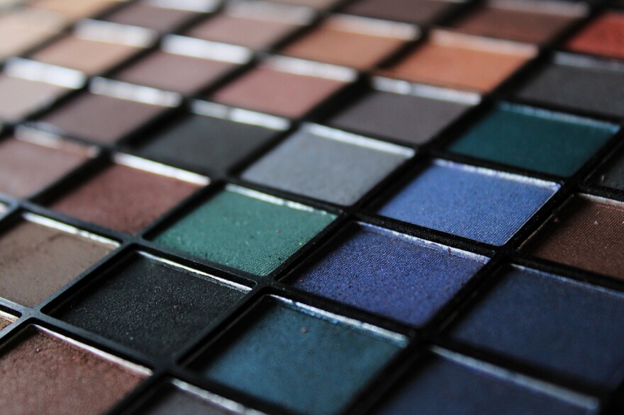 an eyeshadow palette