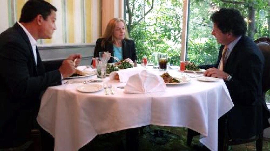 Matt Schwarz, Linda Pompa and Peter Ricchiuti.