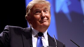 President Donald Trump will campaign in Topeka next month for Kris Kobach and Steve Watkins.