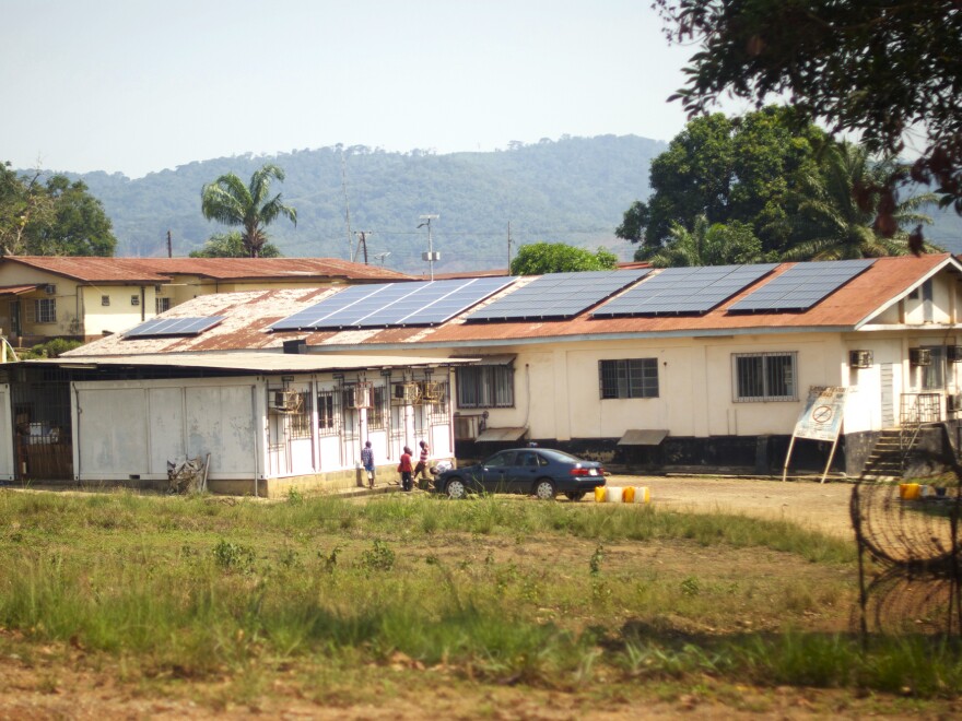 The laboratory at the Kenema Government Hospital in Sierra Leone, where scientists test for Ebola in fluid and tissue samples from patients.