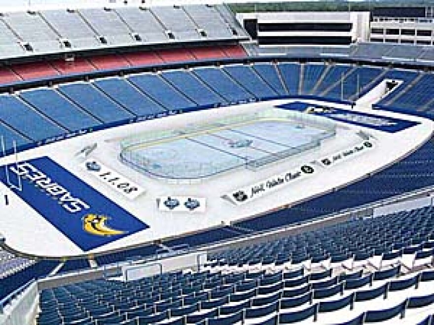 Artist rendering of Ralph Wilson Stadium