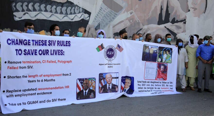 Waiting For U.S. Visas, Afghan Interpreters Fear The Taliban | WUNC