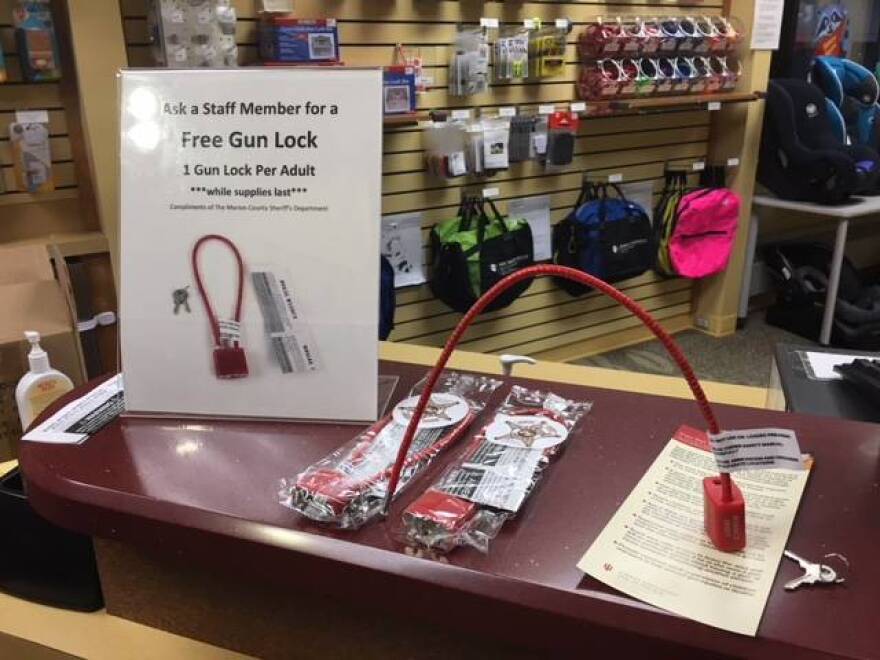 Riley Hospital offers free gun locks to anyone.