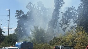A fire just outside the southeast edge of Springfield was brought under control on Aug. 12, 2026.
