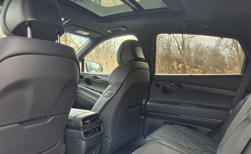 2026 Genesis GV80 Coupe 3.5T E-SH MHEV Prestige Black AWD rear seat