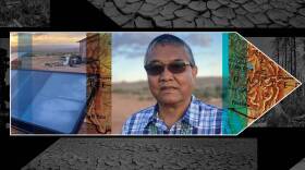 Tribal member Jerry Williams is a community leader who helped bring hydropanels to the Navajo Nation. (Peter O'Dowd/Here & Now)