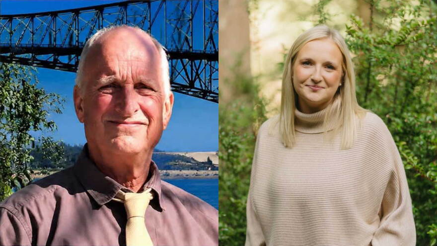 Democrat John Ezra Scheirman and Republican Claire Lynn are running for House District 9.