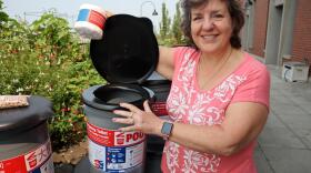 Sue Mohnkern of Washington County Public Health (Oregon) spearheaded the Emergency Toilet Project. CREDIT: TOM BANSE