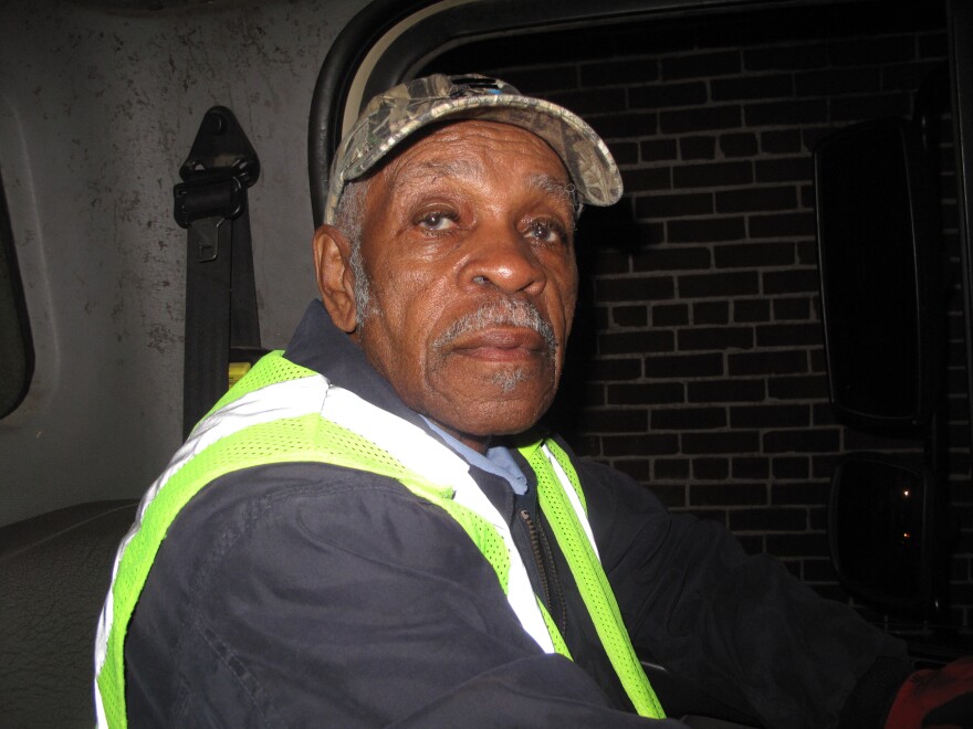 Eighty-six-year-old Elmore Nickelberry is one of the last strike participants still on the job with the Memphis Sanitation Department.