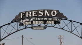 Fresno's Van Ness Avenue archway