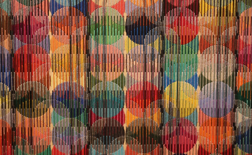 Details from the "Nordic Echoes" exhibit on display at the South Dakota Art Museum.