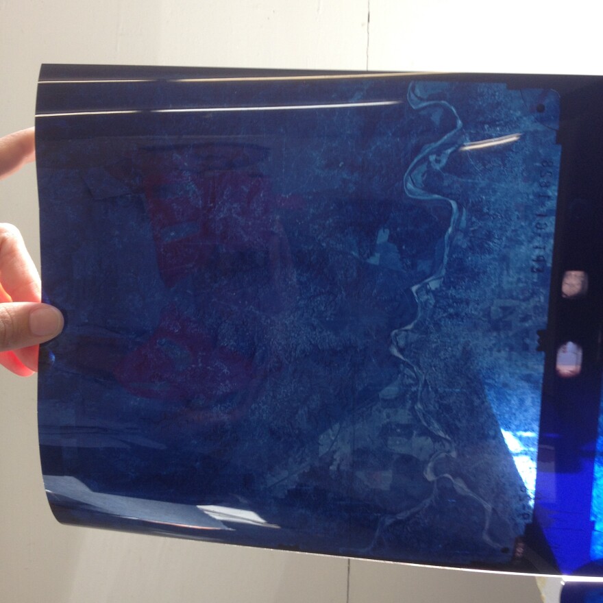 The film used to create the sides of The River Cube.