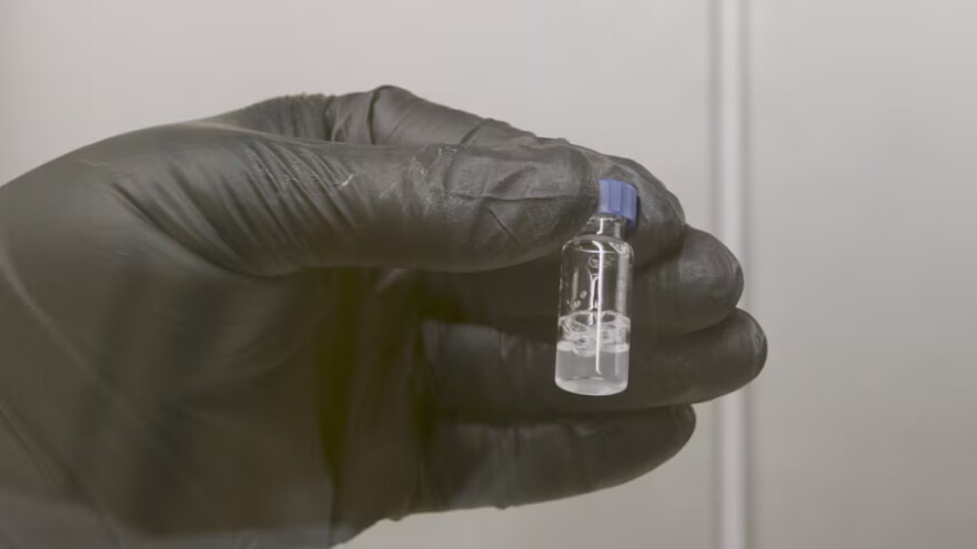 A University of Washington research team has created a vaccine for fentanyl, pictured here in a video still captured in November 2025. The vaccine harnesses the power of the immune system to block the effects of the opioid and give people a better chance of recovery.